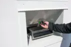 Deponeringsskåp EN 1143-2 grI, 880x650x650 mm, depo bakåt