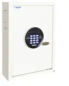Nyckelskåp 425x300x110 mm, 50 krok, elkodllås