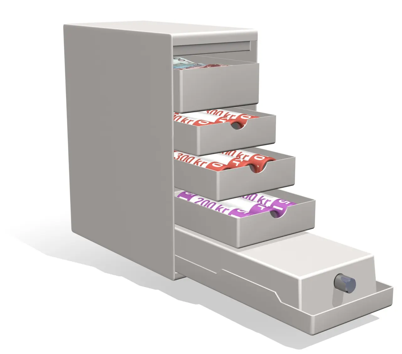 Växelbox, elkodlås