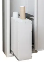 Utdragbar låda för ritningar A0/A1, inkl. 2 sidohyllor