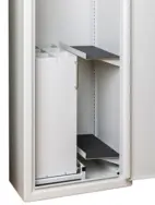 Utdragbar låda för ritningar A0/A1, inkl. 2 sidohyllor