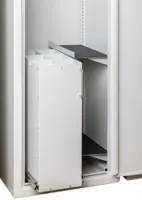 Utdragbar låda för ritningar A0/A1, inkl. 2 sidohyllor