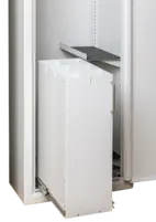 Utdragbar låda för ritningar A0/A1, inkl. 2 sidohyllor