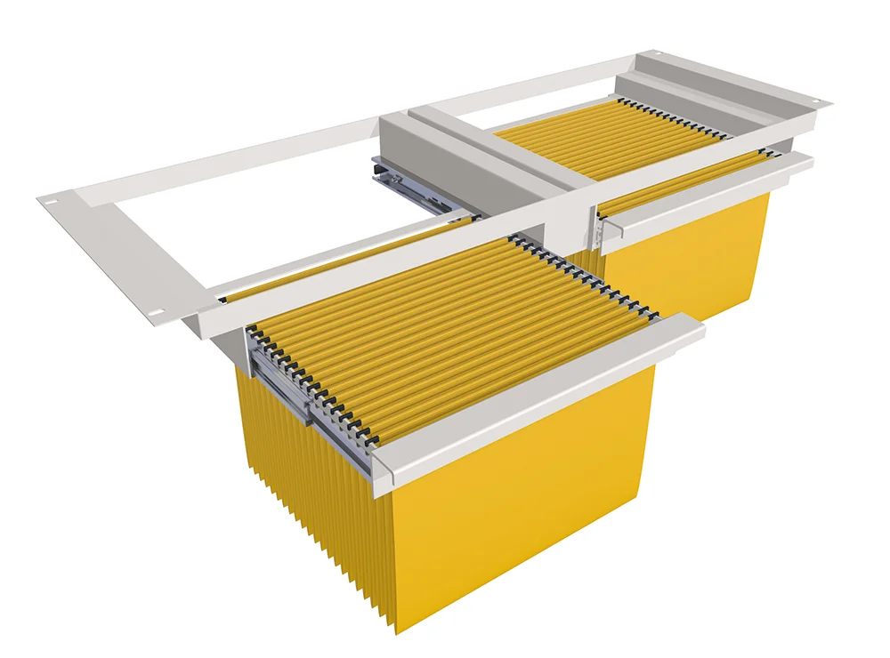 Hängmappsram till säkerhetsskåp 1900x1000x500 mm
