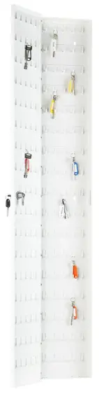 Nyckelskåp 169 krok, 1450x220x55 mm