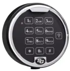 Elkodlås 1+1 kod inkl batteri