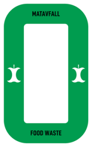 Dekal Matavfall till Mutii (rekt.)