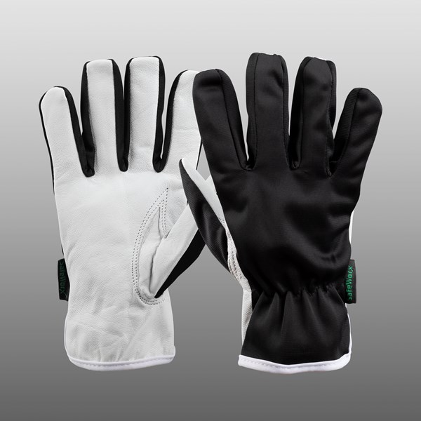 MONTAGEHANDSKE BASIC, GETNARV/NYLON STL. L/9 12pack