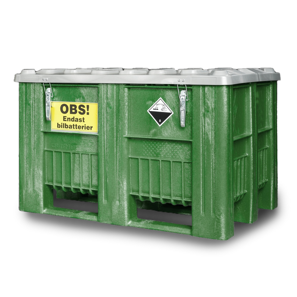 Batteribox MoveBox Heavy Duty med lock Grön