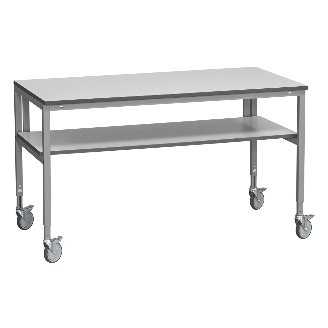 Arbetsbord på hjul 300kg Laminat 1200x800 mm