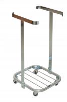 Säckställ med 50 mm hjul Silver