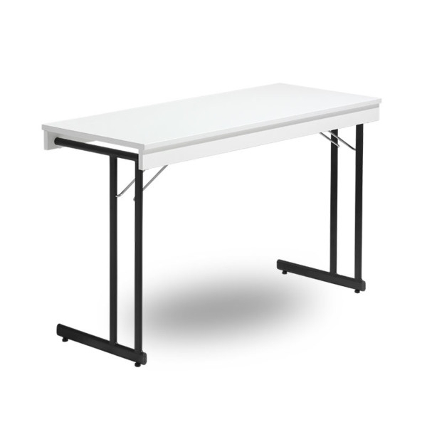 Fällbart bord, Kongress Style Ram 1200 x 500 x 730 svart/björk
