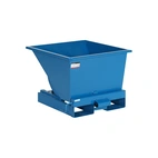 Tippcontainer med tryckplatta 150 L