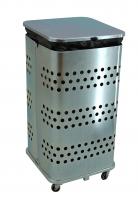 Säckvagn med lock och skydd 60L Zink