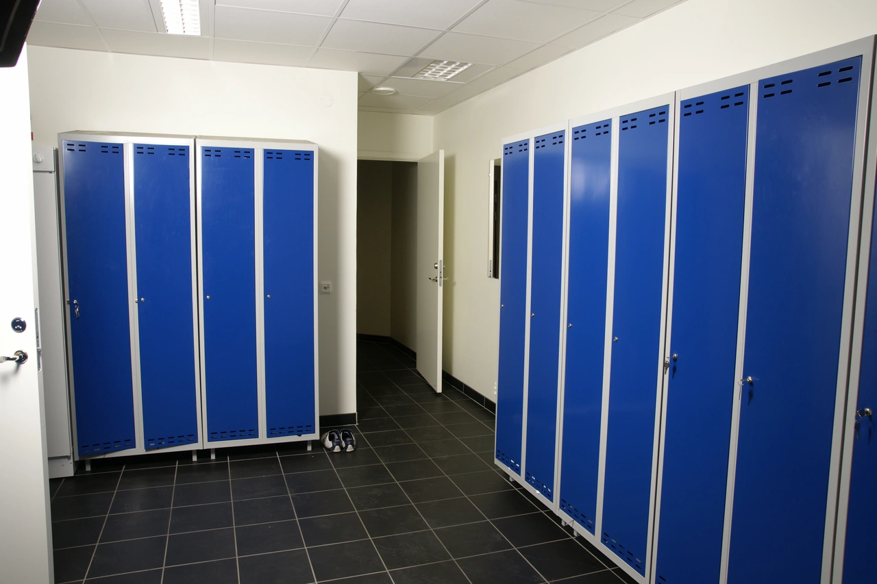 Klädskåp med 2 dörrar Blå