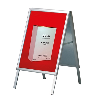 A-ställ Aluminium 70x100