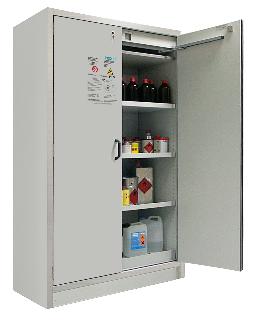 Brandsäkert kemikalieskåp, 1960x1195x595 mm