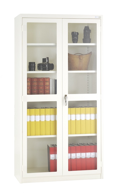 Miljöskåp, plåtdörr