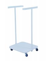 Säckvagn med 4 hjul 125 L Vit