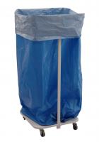 Säckvagn med 4 hjul 240 L Vit