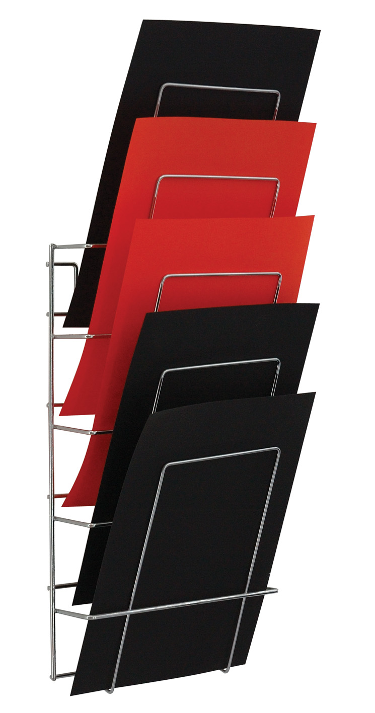 Broschyrställ med 5 fack, A4-format