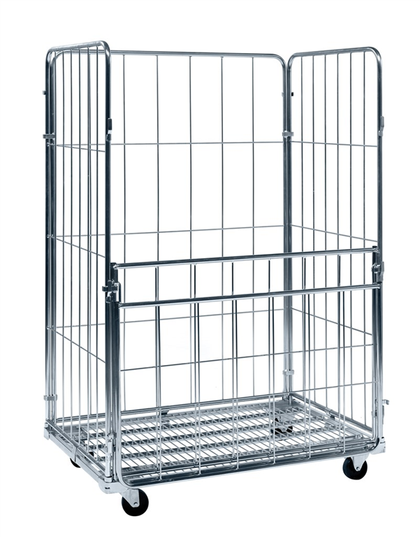 Rullcontainer med 4 sidor 1200x800x1800 mm utan broms
