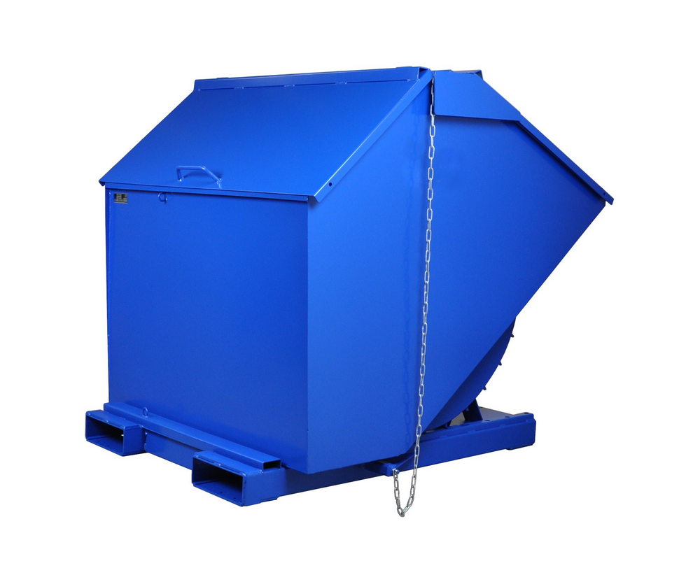 Tippcontainer Högbyggd med lock Heavy Duty 690 liter