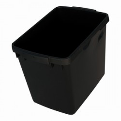 Plastkärl, 25 L, Svart
