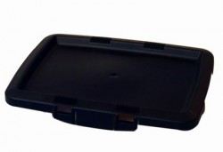 Lock till Plastkärl, 25 L, ESD, Svart