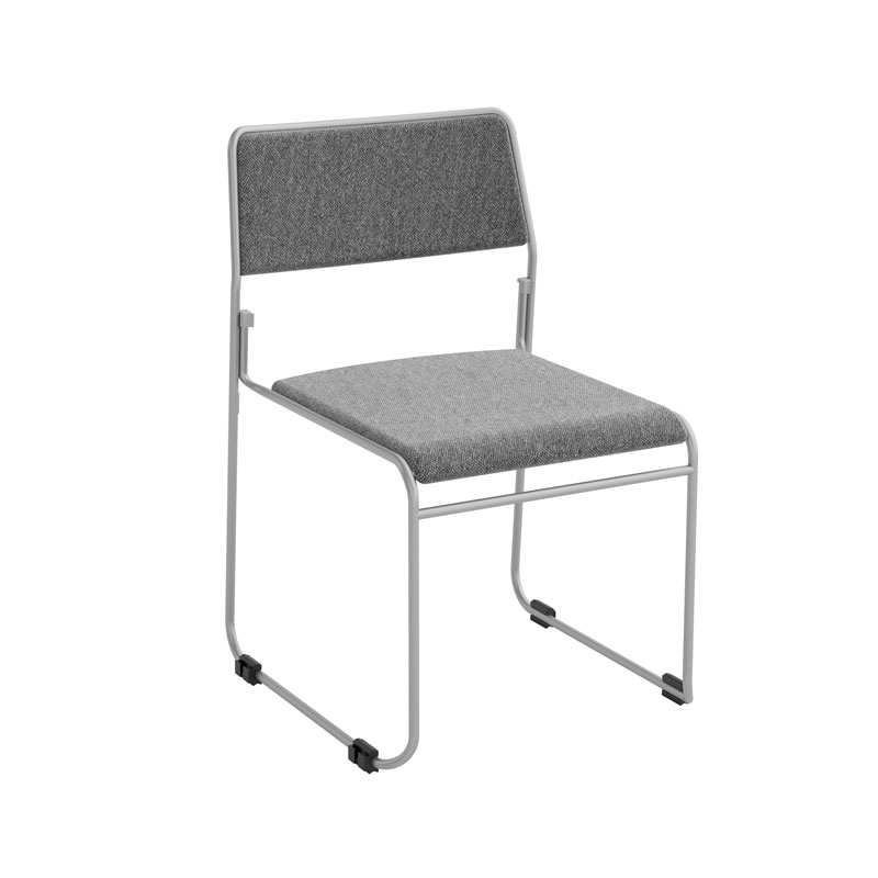 Nice-stol, grå/silver