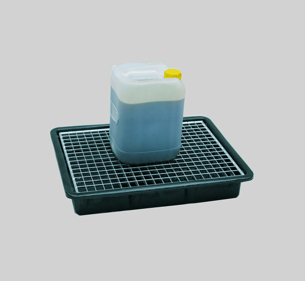 Skyddspall, galvat galler 600x400